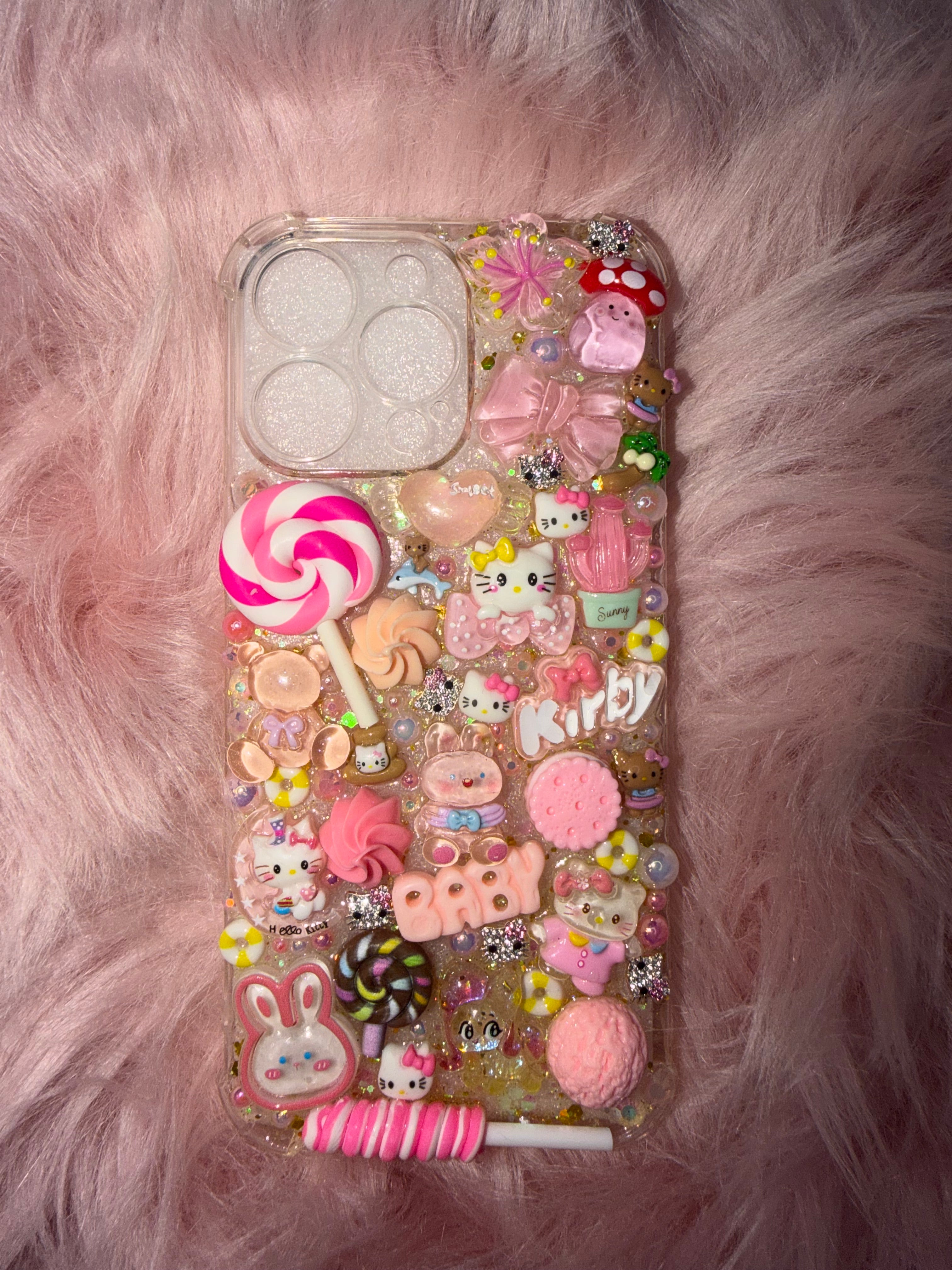 KIRBY CUSTOMIZE IPHONE 16 PRO MAX CASE
