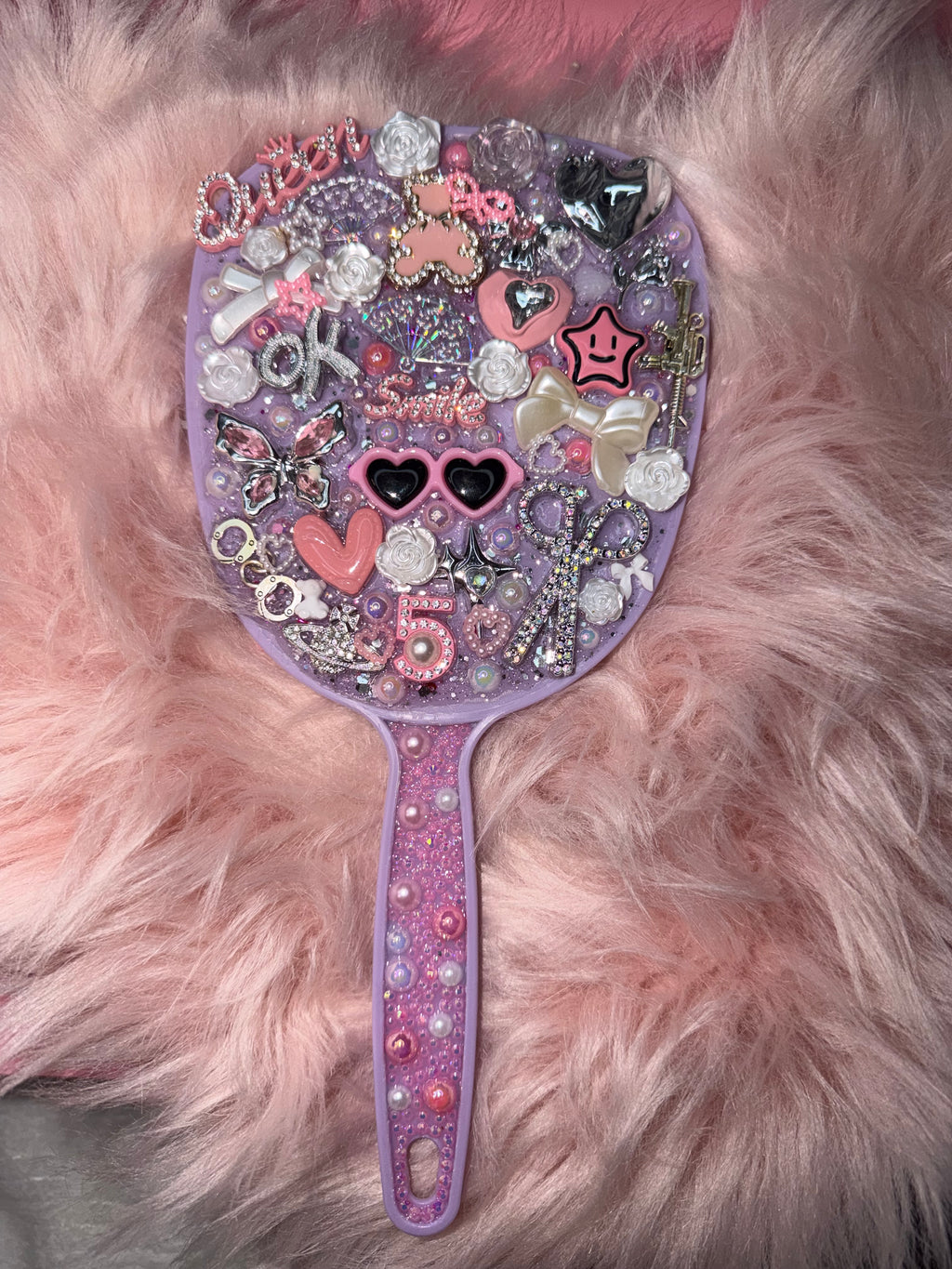 PINK BLING MIRROR